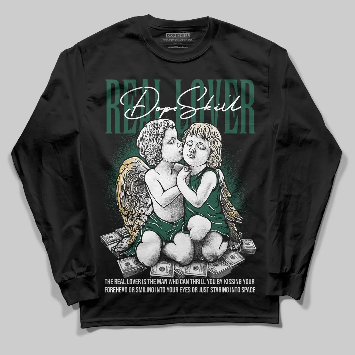 OG “Fir” 1s DopeSkill Long Sleeve T-Shirt Real Lover Graphic sold by DopeSkill product image thumbnail 2