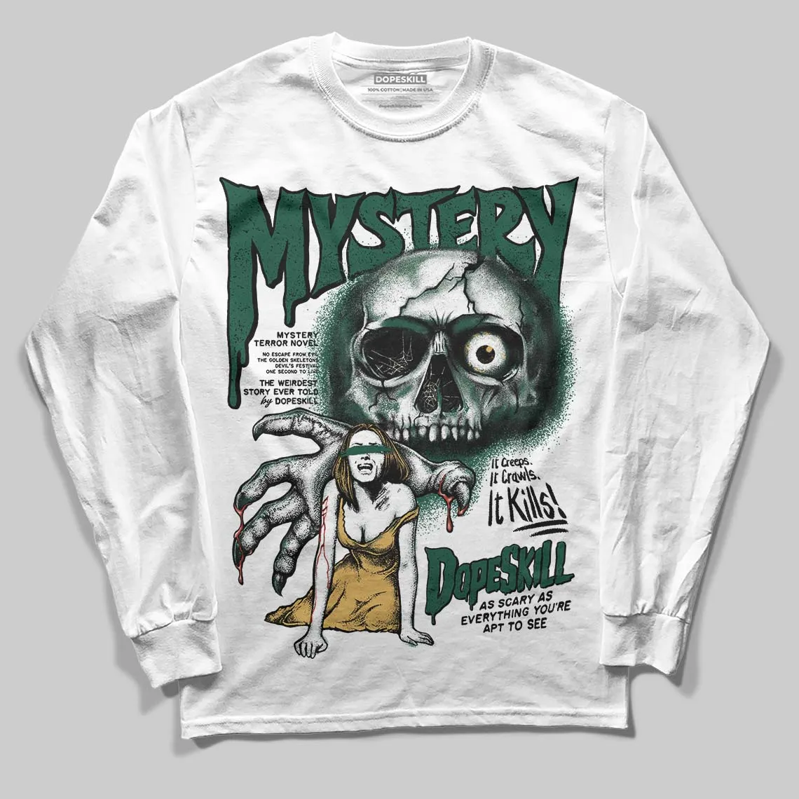 OG “Fir” 1s DopeSkill Long Sleeve T-Shirt Mystery Ghostly Grasp Graphic sold by DopeSkill