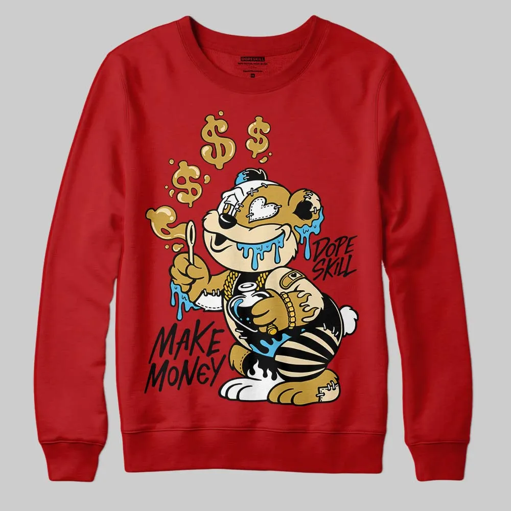 Red Collection DopeSkill Sweatshirt Make Money Graphic sold by DopeSkill product image thumbnail 3