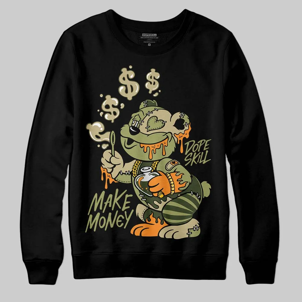 Olive Collection DopeSkill Sweatshirt Make Money Graphic sold by DopeSkill product image thumbnail 2