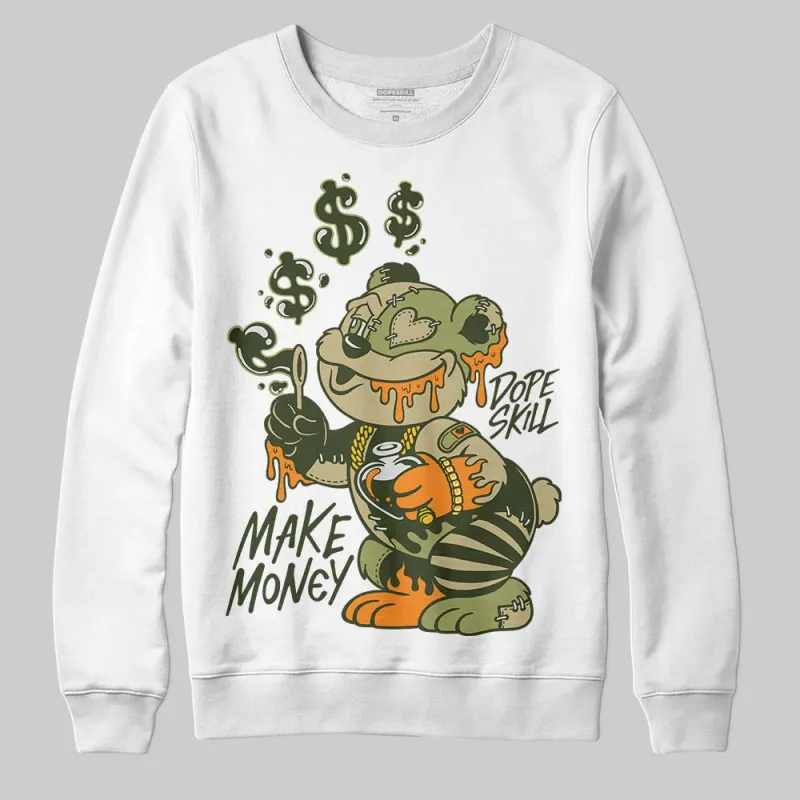 Olive Collection DopeSkill Sweatshirt Make Money Graphic sold by DopeSkill