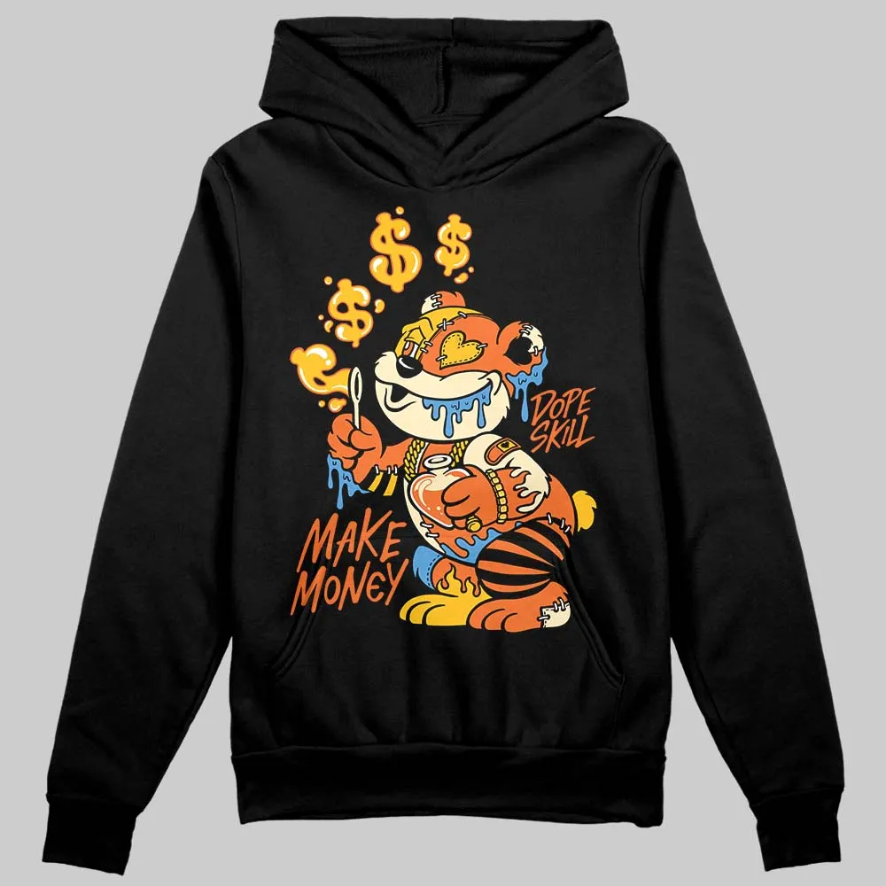 Orange Black White DopeSkill Hoodie Sweatshirt Make Money Graphic sold by DopeSkill product image thumbnail 2
