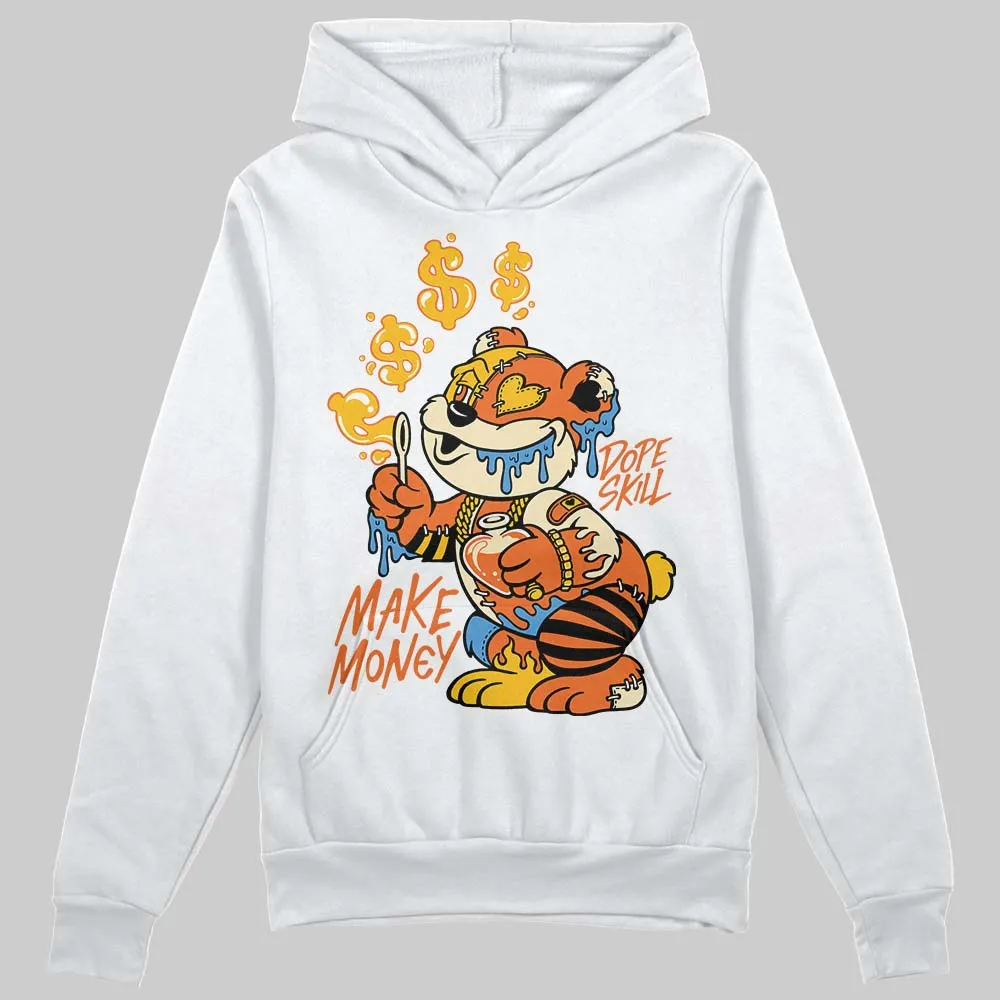 Orange Black White DopeSkill Hoodie Sweatshirt Make Money Graphic sold by DopeSkill
