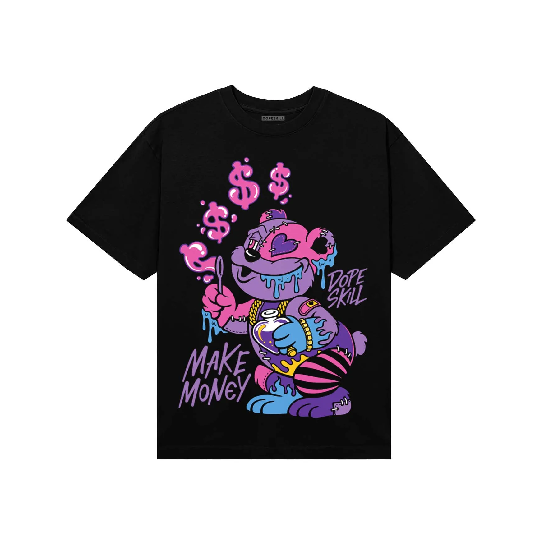 PURPLE Collection DopeSkill T-Shirt Make Money Graphic sold by DopeSkill