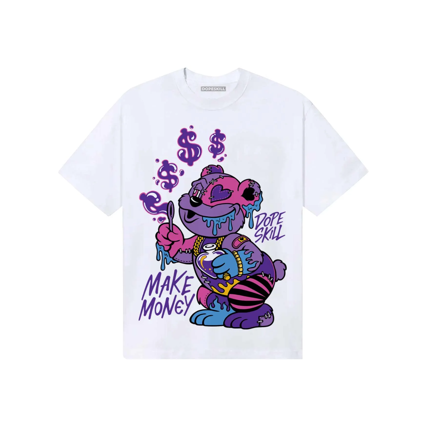 PURPLE Collection DopeSkill T-Shirt Make Money Graphic sold by DopeSkill product image thumbnail 2