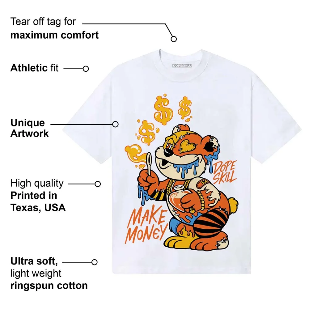Orange Black White DopeSkill T-Shirt Make Money Graphic sold by DopeSkill product image thumbnail 4