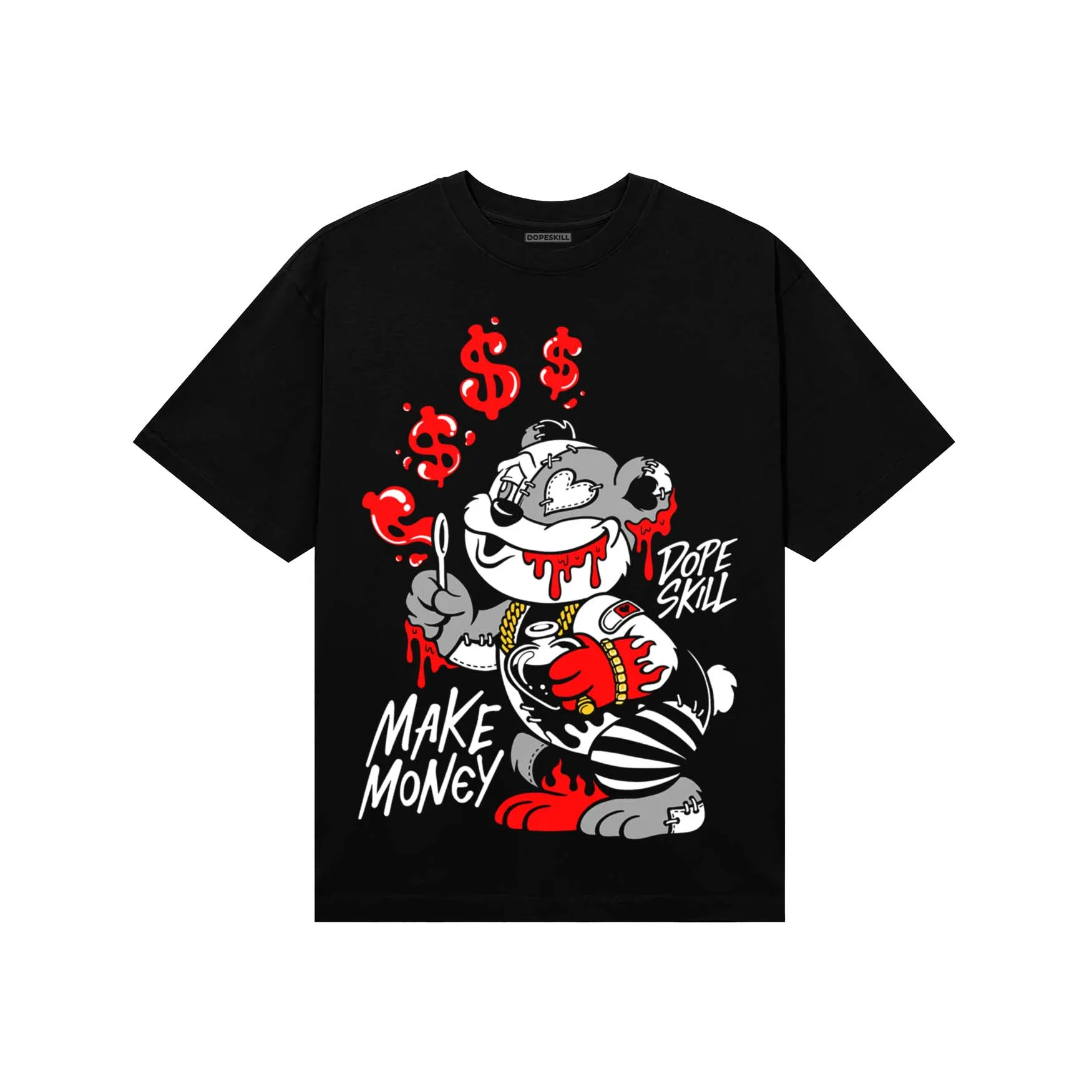 Black and White Collection DopeSkill T-Shirt Make Money Graphic sold by DopeSkill