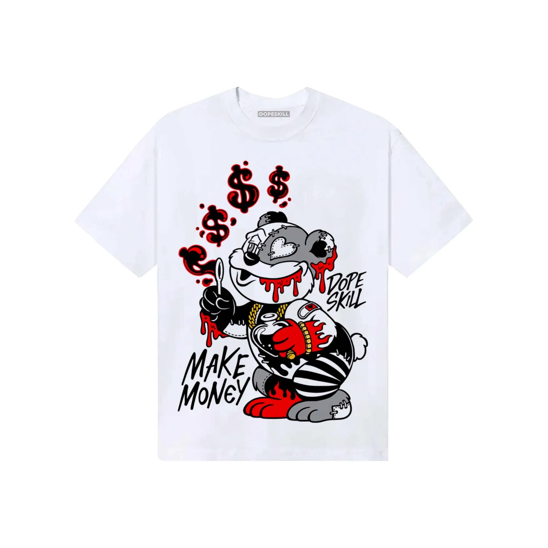 Black and White Collection DopeSkill T-Shirt Make Money Graphic sold by DopeSkill product image thumbnail 2