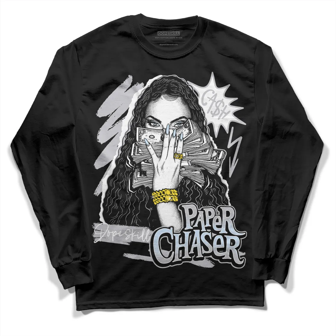 Cement Grey 11s DopeSkill Long Sleeve T-Shirt NPC Graphic sold by DopeSkill product image thumbnail 2