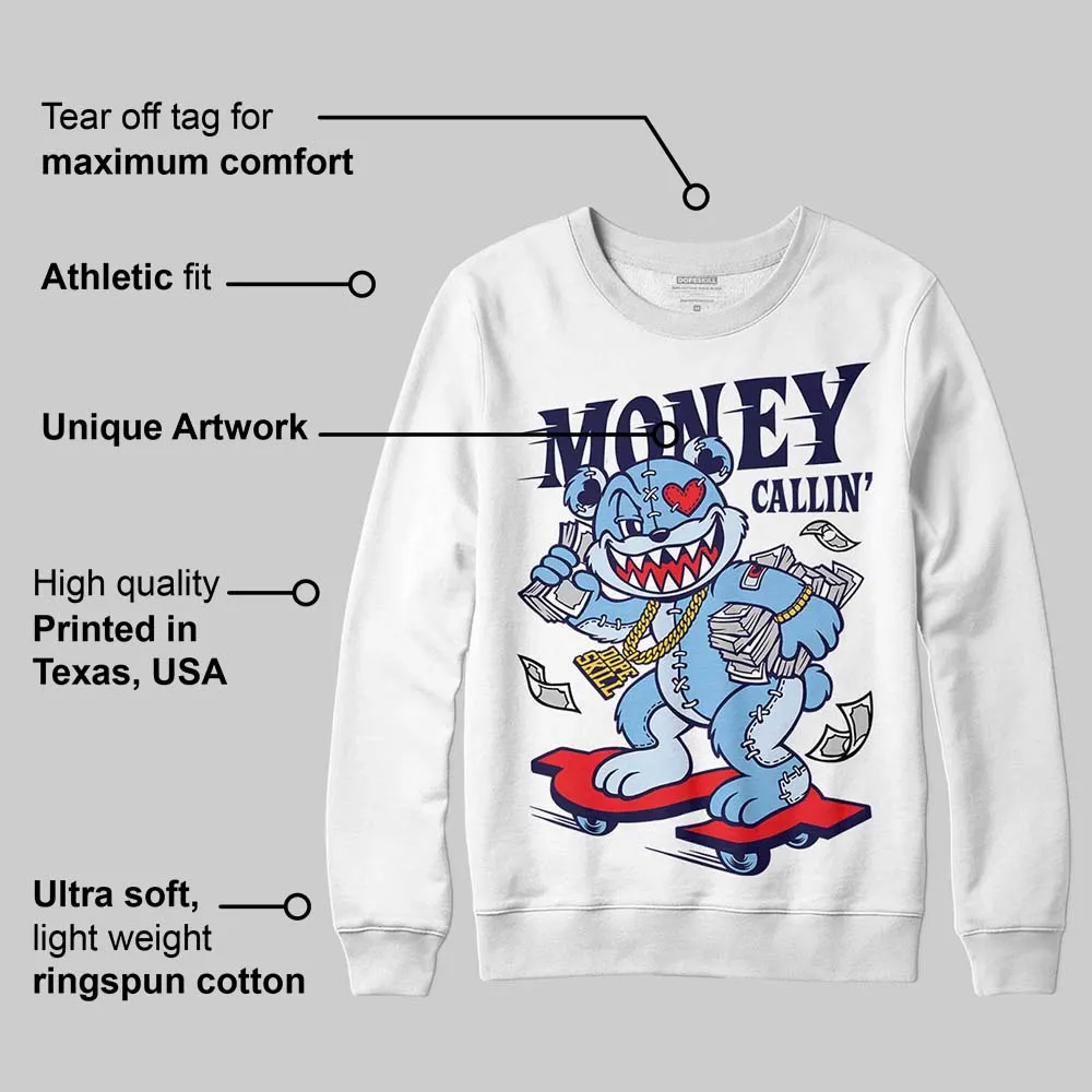 University Blue Collection DopeSkill Sweatshirt Money Callin' Graphic sold by DopeSkill product image thumbnail 3