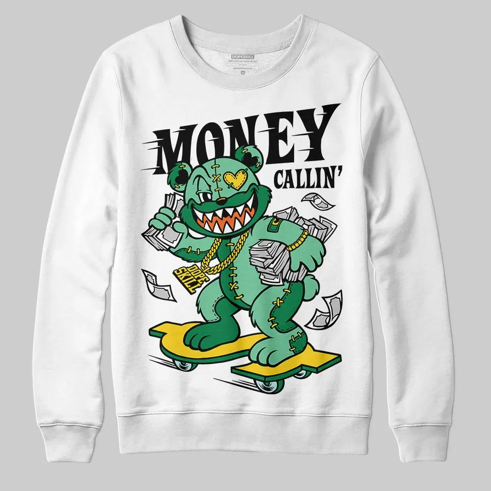 Green Collection DopeSkill Sweatshirt Money Callin' Graphic sold by DopeSkill