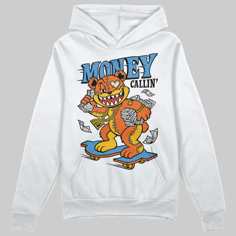 Orange Black White DopeSkill Hoodie Sweatshirt Money Callin' Graphic sold by DopeSkill