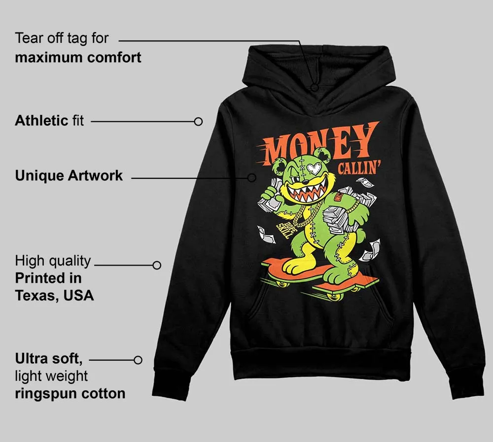 Neon Green Collection DopeSkill Hoodie Sweatshirt Money Callin' Graphic sold by DopeSkill product image thumbnail 3