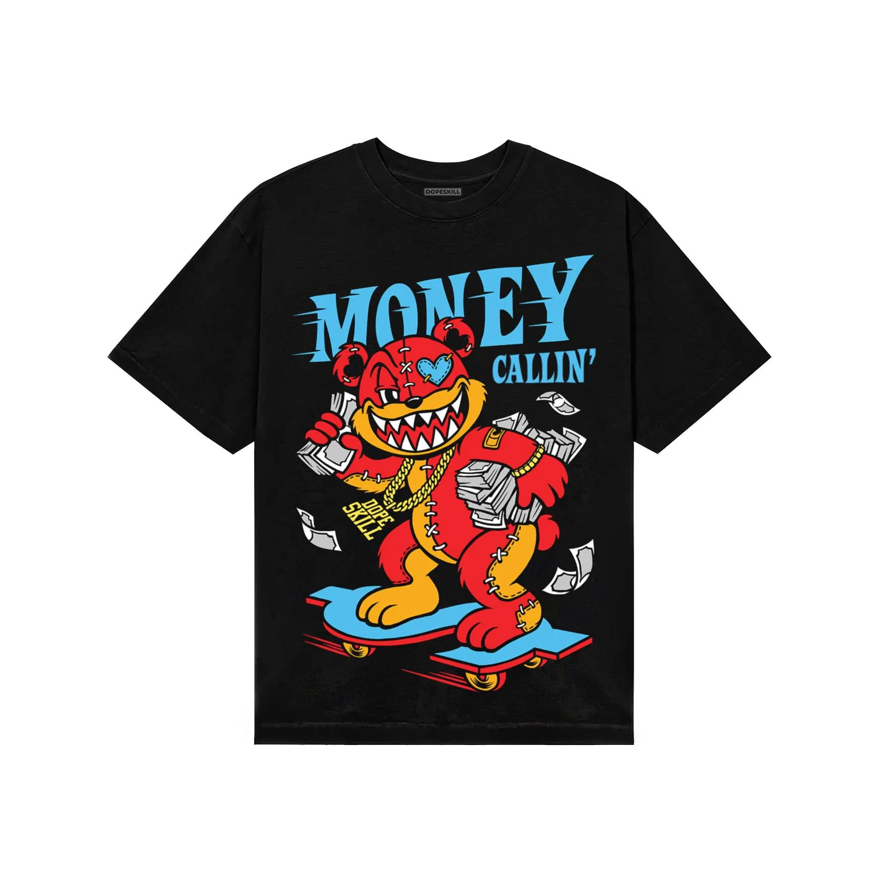 Red Collection DopeSkill T-Shirt Money Callin' Graphic sold by DopeSkill