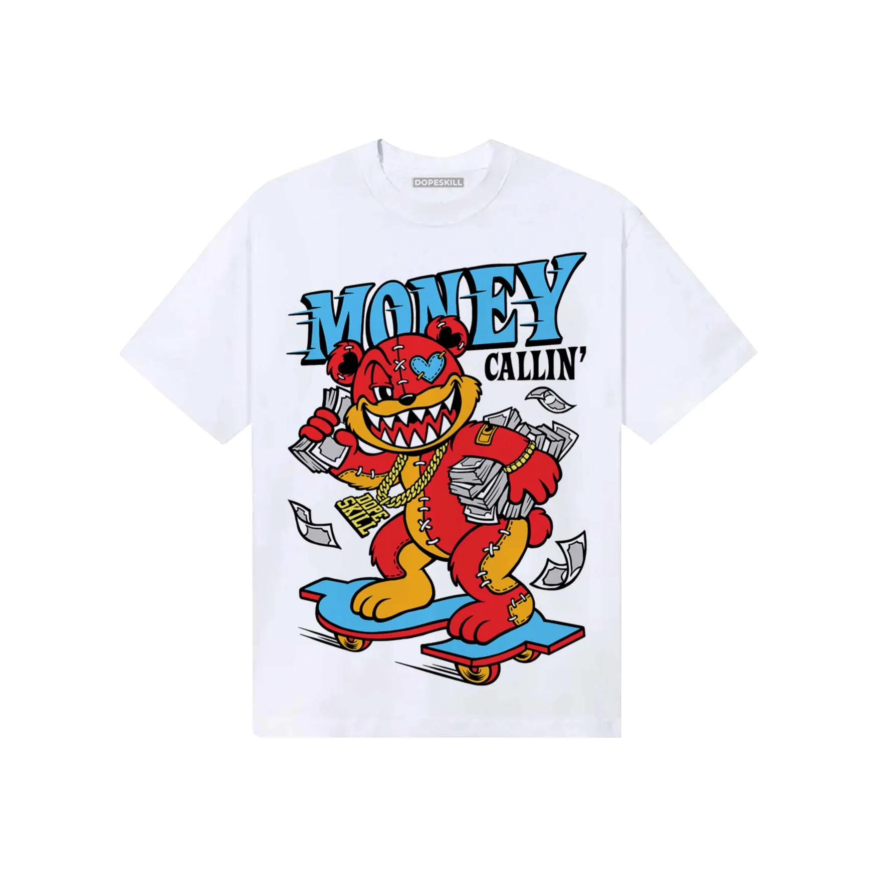 Red Collection DopeSkill T-Shirt Money Callin' Graphic sold by DopeSkill product image thumbnail 2