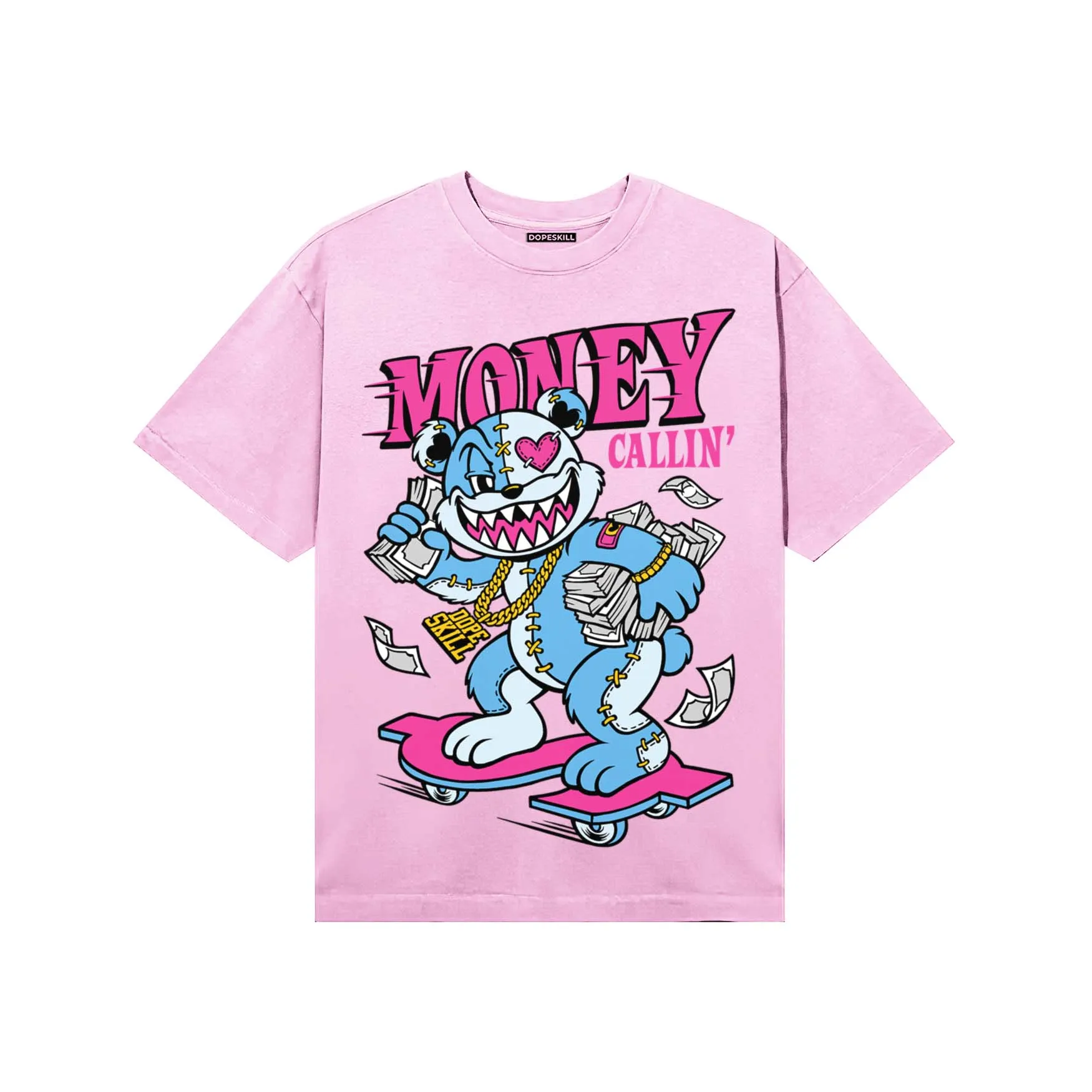 Pink Collection DopeSkill T-Shirt Money Callin' Graphic sold by DopeSkill product image thumbnail 3