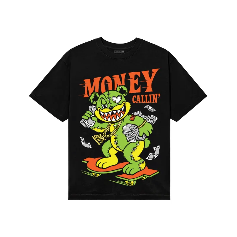 Neon Green Collection DopeSkill T-Shirt Money Callin' Graphic sold by DopeSkill