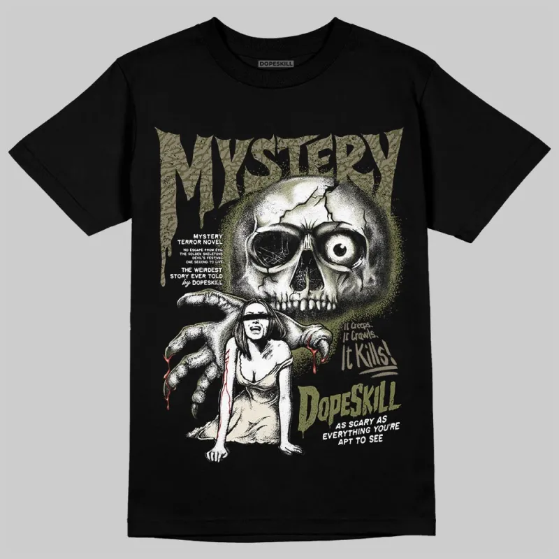 Medium Olive 3s DopeSkill T-Shirt Mystery Ghostly Grasp Graphic sold by DopeSkill