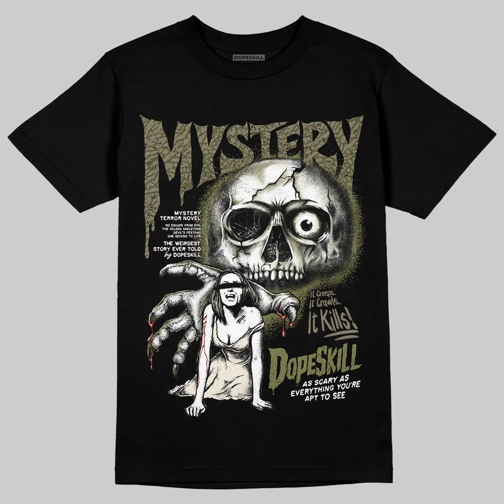 Medium Olive 3s DopeSkill T-Shirt Mystery Ghostly Grasp Graphic sold by DopeSkill