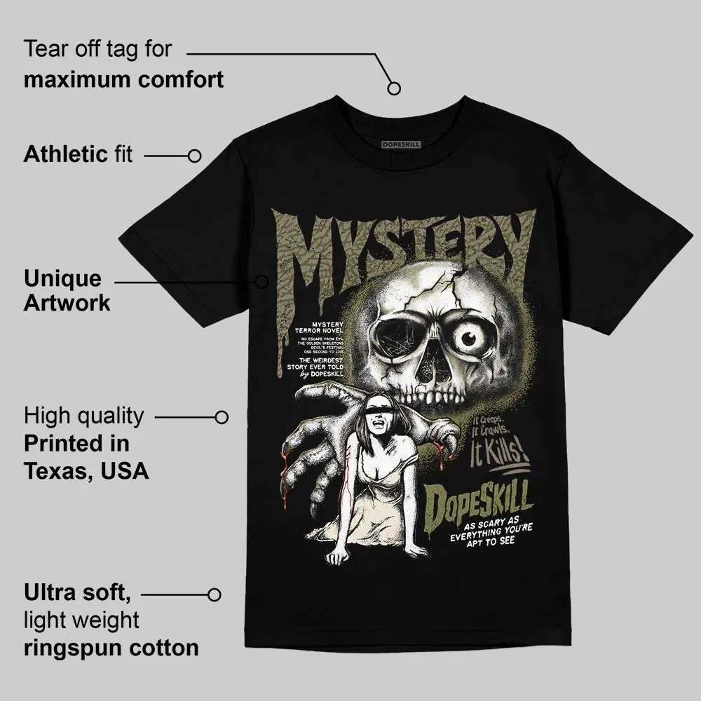 Medium Olive 3s DopeSkill T-Shirt Mystery Ghostly Grasp Graphic sold by DopeSkill product image thumbnail 4