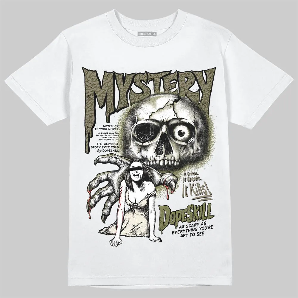Medium Olive 3s DopeSkill T-Shirt Mystery Ghostly Grasp Graphic sold by DopeSkill product image thumbnail 2