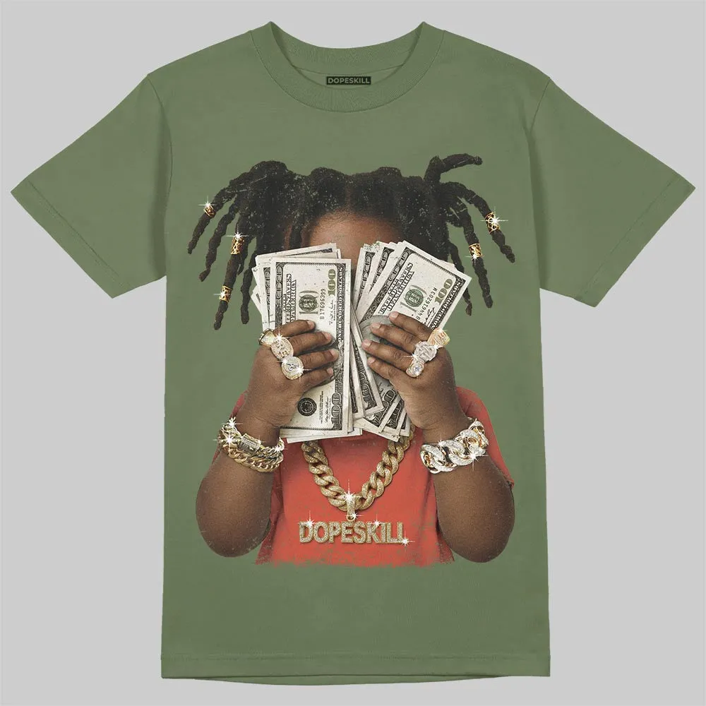 Medium Olive 3s DopeSkill T-Shirt Rich Youth Graphic sold by DopeSkill product image thumbnail 3