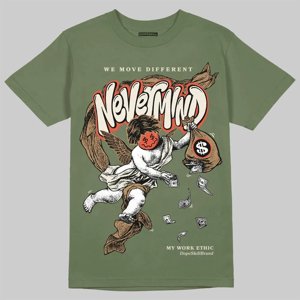 Medium Olive 3s DopeSkill T-Shirt Nevermind Graphic sold by DopeSkill product image thumbnail 3