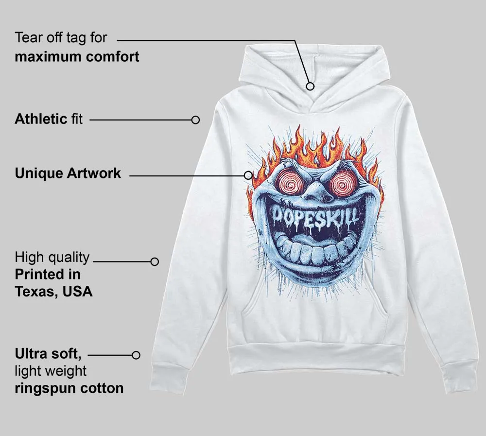 University Blue Collection DopeSkill Hoodie Sweatshirt Hellfire Graphic sold by DopeSkill product image thumbnail 3