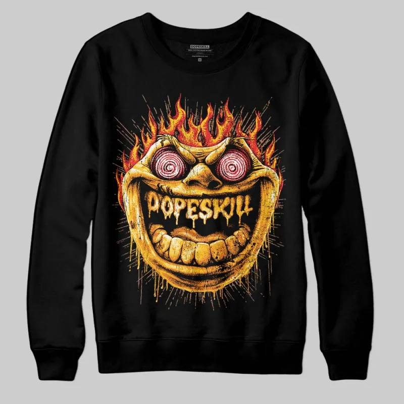 Yellow Collection DopeSkill Sweatshirt Hellfire Graphic sold by DopeSkill