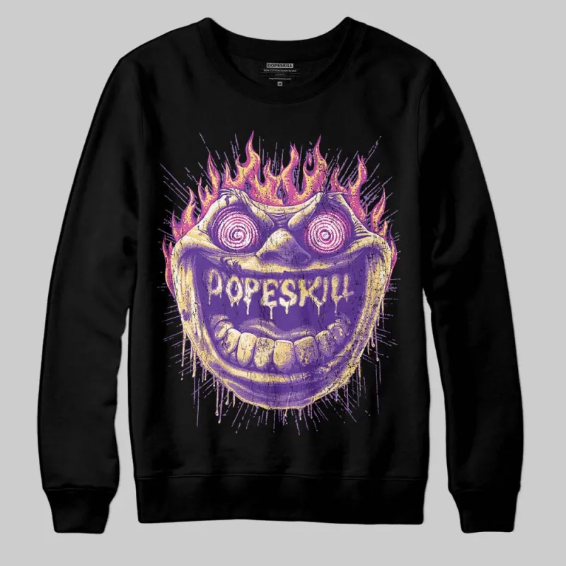 PURPLE Collection DopeSkill Sweatshirt Hellfire Graphic sold by DopeSkill