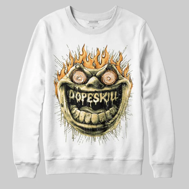 Olive Collection DopeSkill Sweatshirt Hellfire Graphic sold by DopeSkill