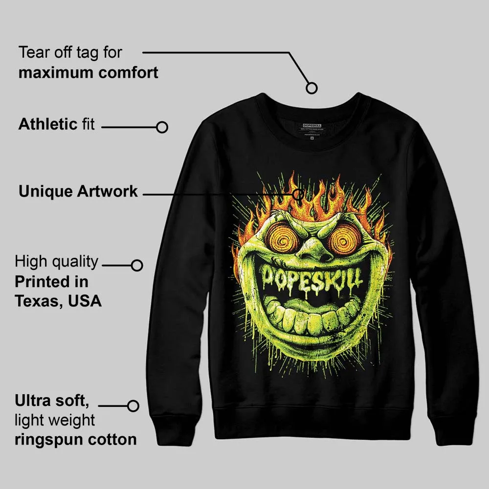 Neon Green Collection DopeSkill Sweatshirt Hellfire Graphic sold by DopeSkill product image thumbnail 3