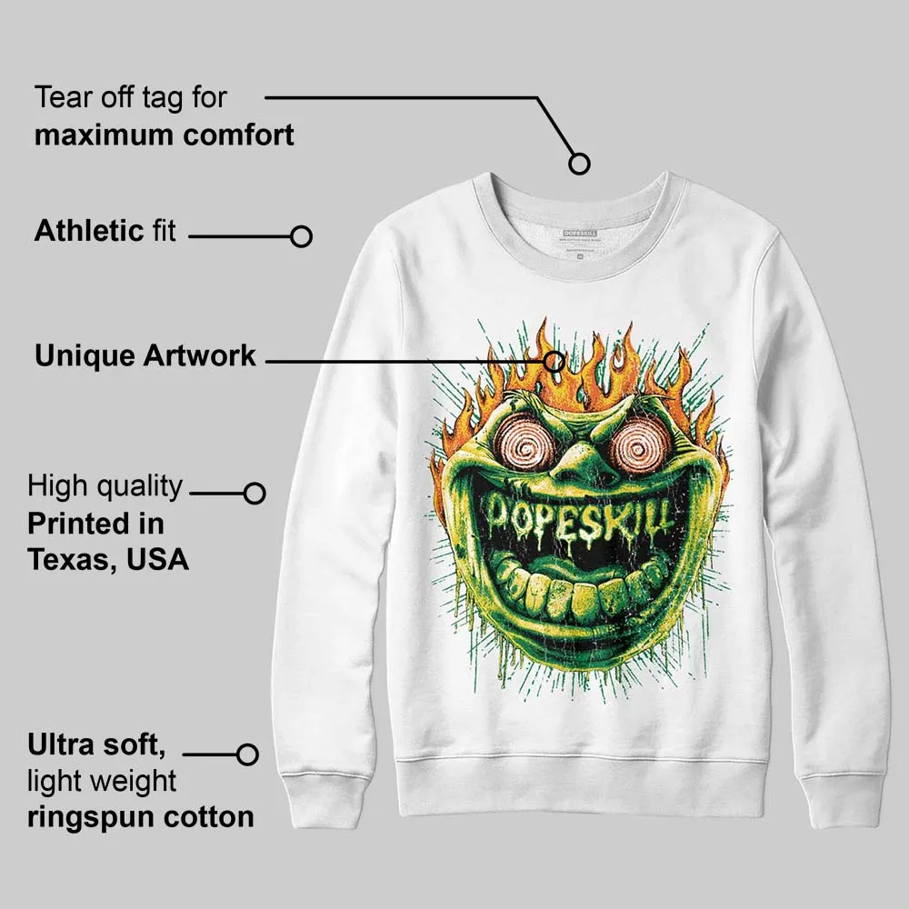 Green Collection DopeSkill Sweatshirt Hellfire Graphic sold by DopeSkill product image thumbnail 3