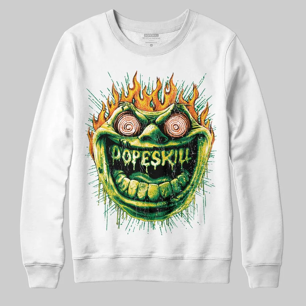 Green Collection DopeSkill Sweatshirt Hellfire Graphic sold by DopeSkill