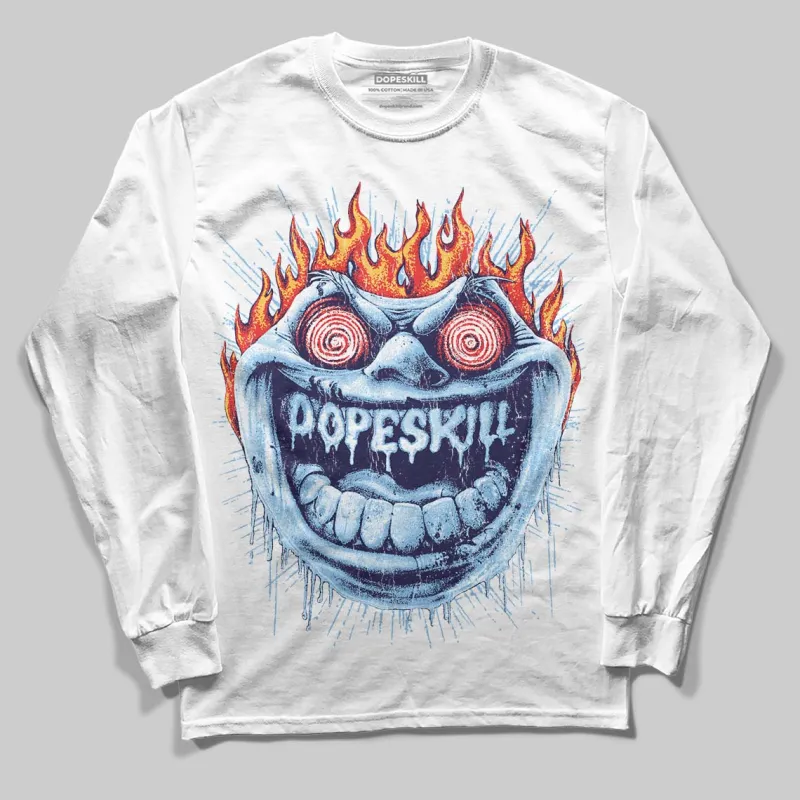 University Blue Collection DopeSkill Long Sleeve T-Shirt Hellfire Graphic sold by DopeSkill