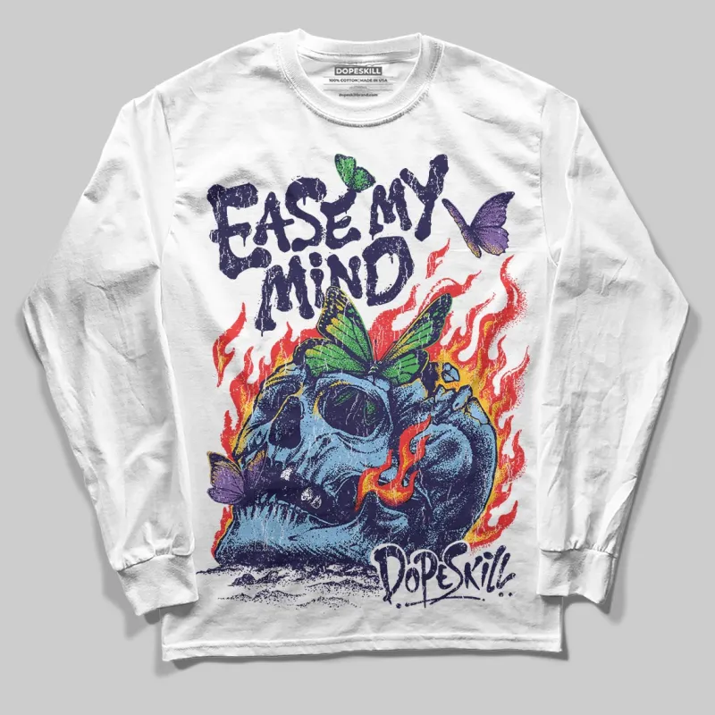 University Blue Collection DopeSkill Long Sleeve T-Shirt Ease My Mind Graphic sold by DopeSkill