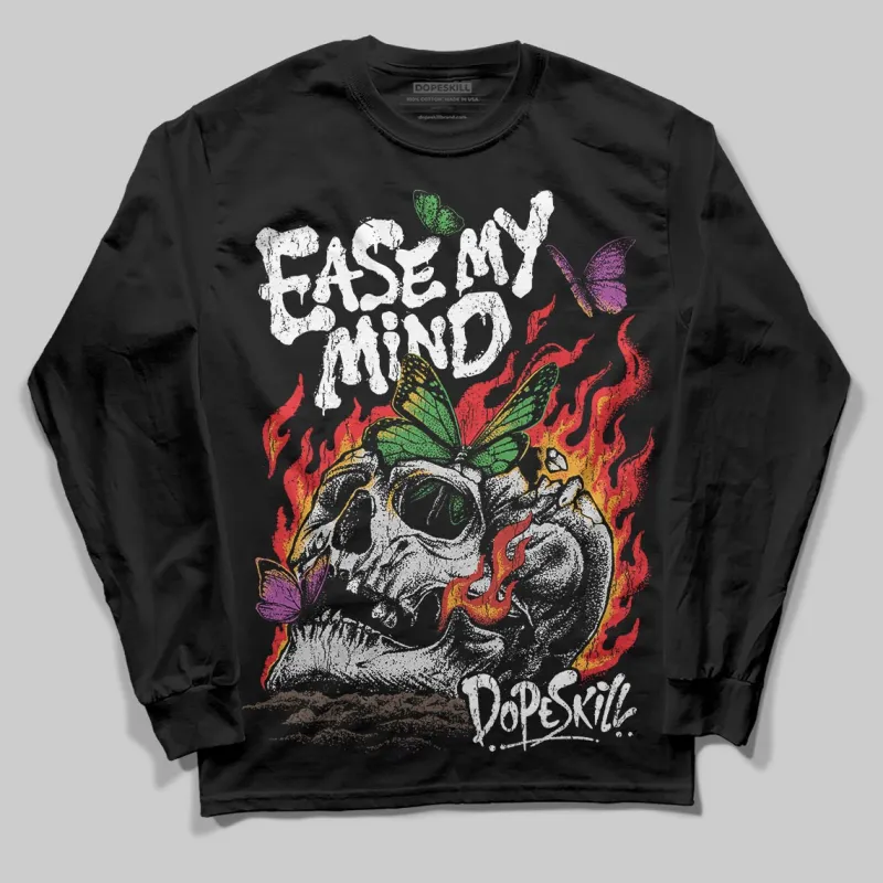 Black and White Collection DopeSkill Long Sleeve T-Shirt Ease My Mind Graphic sold by DopeSkill