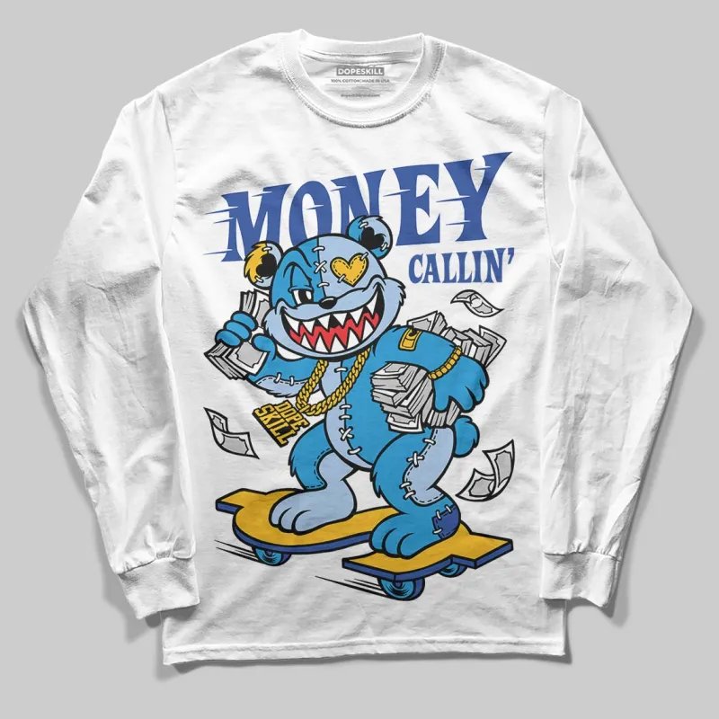 Royal Blue Collection DopeSkill Long Sleeve T-Shirt Money Callin' Graphic sold by DopeSkill