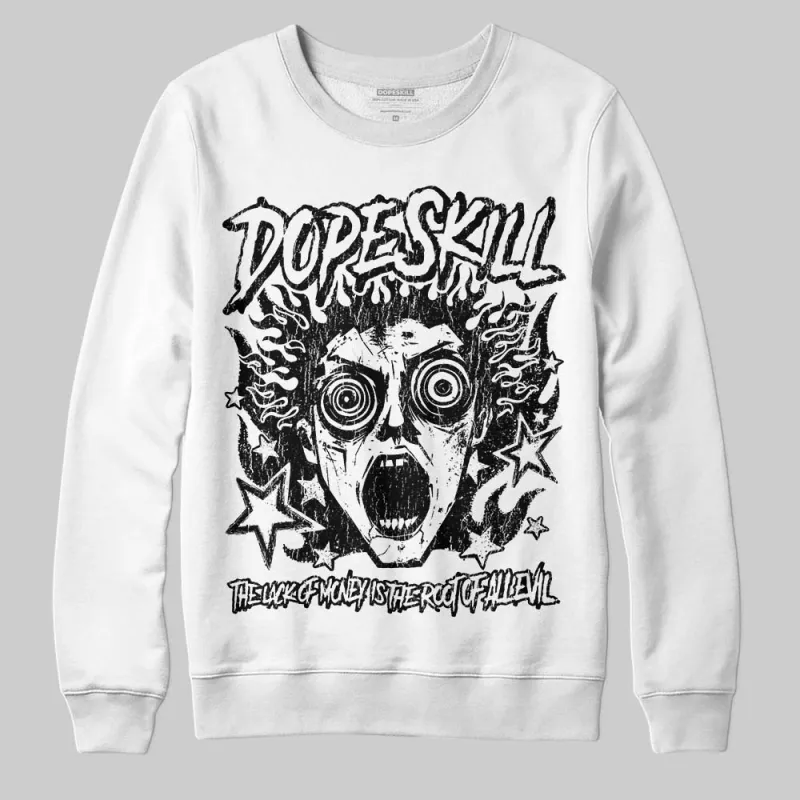 Black and White Collection DopeSkill Sweatshirt Root of Evil Graphic sold by DopeSkill