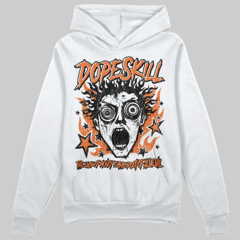 Orange Black White DopeSkill Hoodie Sweatshirt Root of Evil Graphic sold by DopeSkill