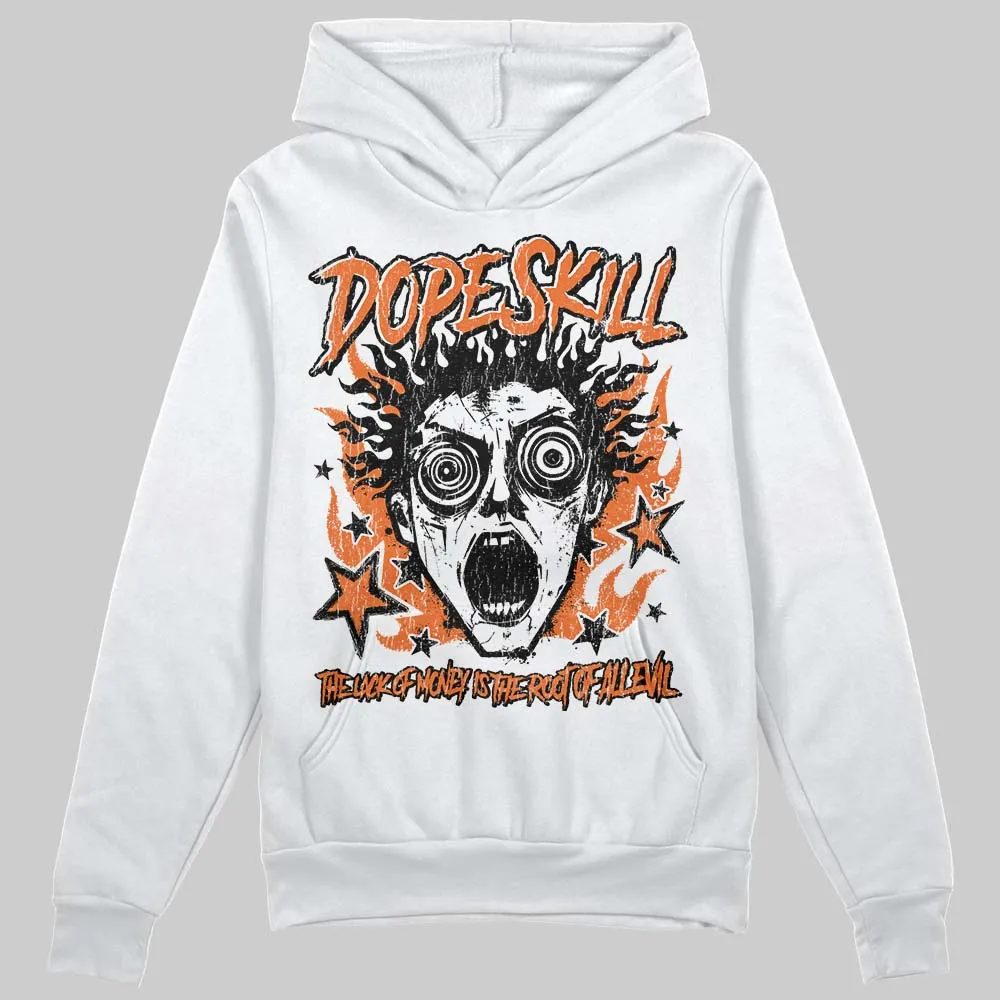 Orange Black White DopeSkill Hoodie Sweatshirt Root of Evil Graphic sold by DopeSkill