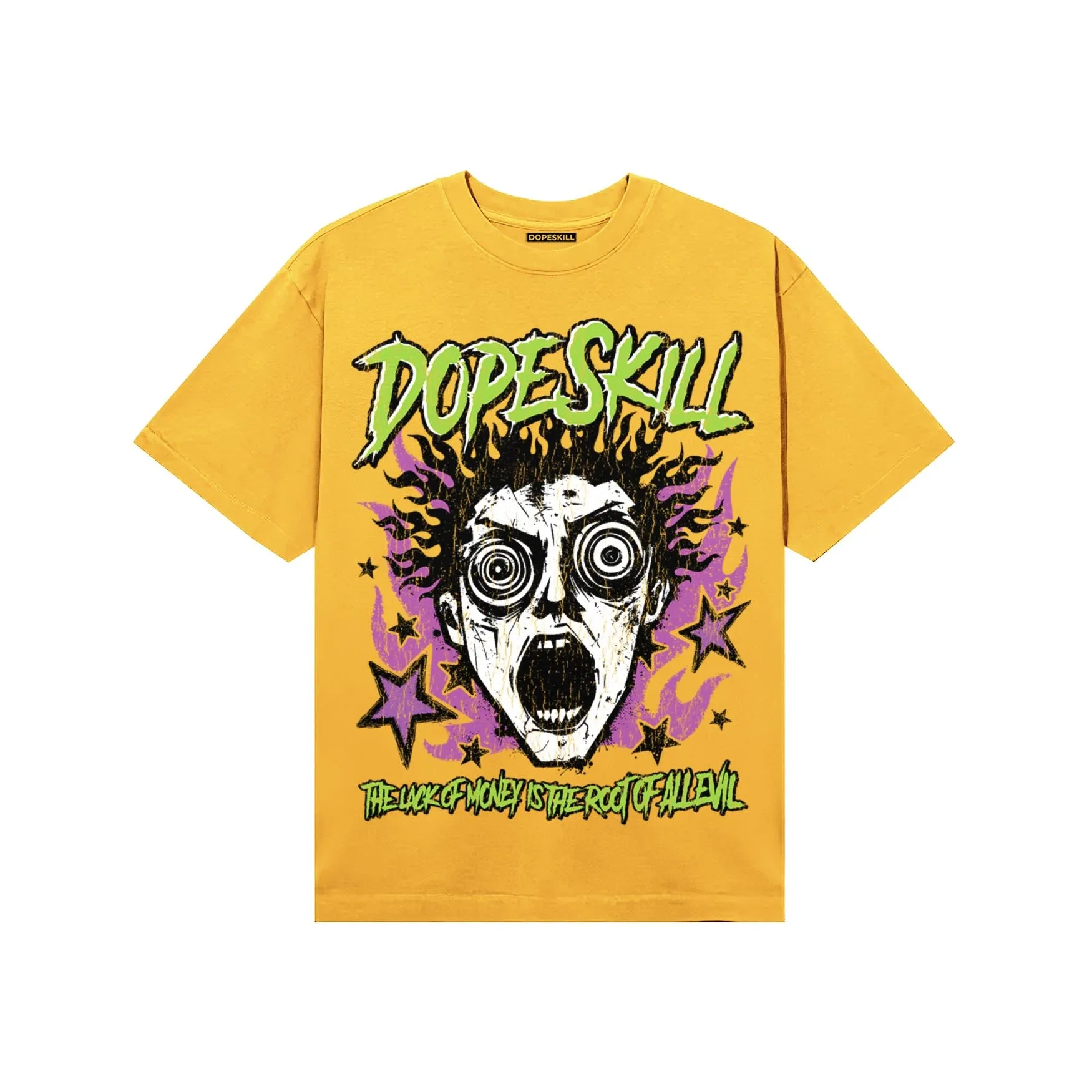 Yellow Collection DopeSkill T-Shirt Root of Evil Graphic sold by DopeSkill product image thumbnail 3
