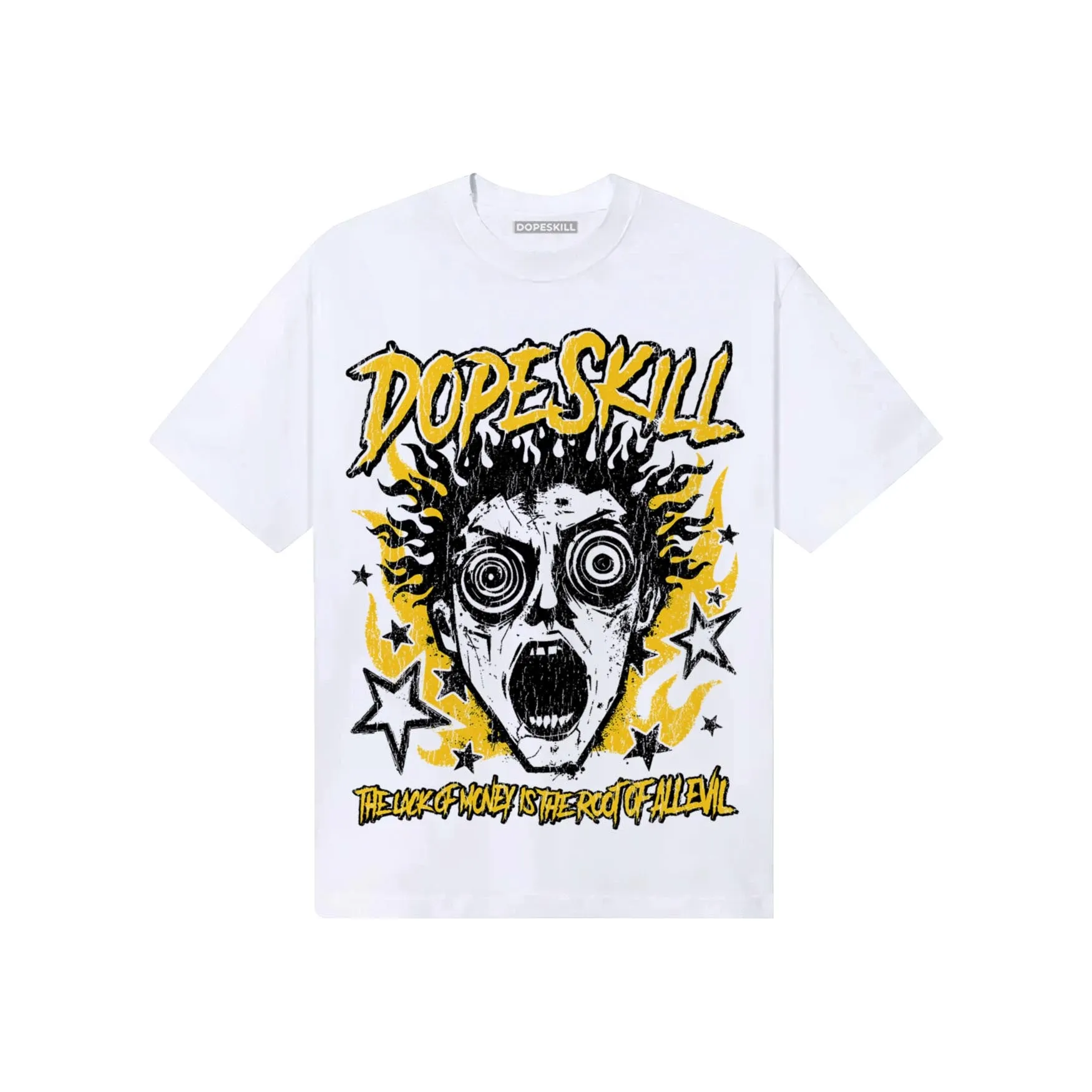 Yellow Collection DopeSkill T-Shirt Root of Evil Graphic sold by DopeSkill