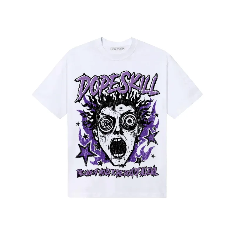 PURPLE Collection DopeSkill T-Shirt Root of Evil Graphic sold by DopeSkill