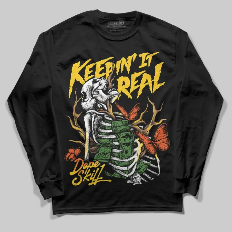Yellow Collection DopeSkill Long Sleeve T-Shirt Keepin' It Real Graphic sold by DopeSkill