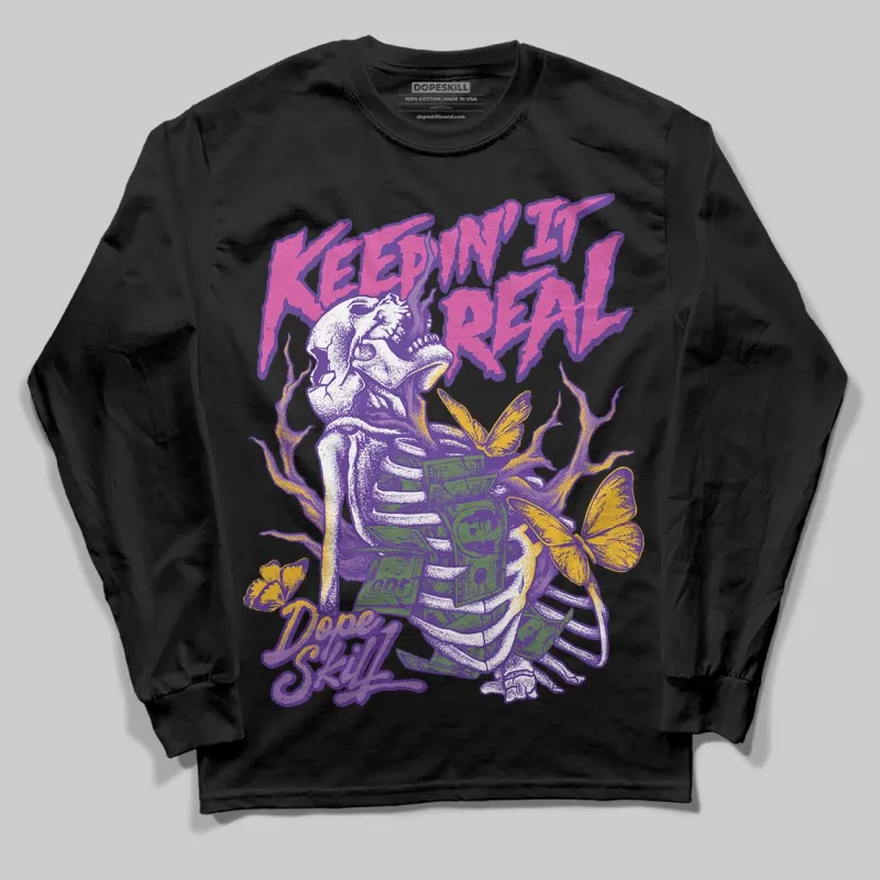 PURPLE Collection DopeSkill Long Sleeve T-Shirt Keepin' It Real Graphic sold by DopeSkill