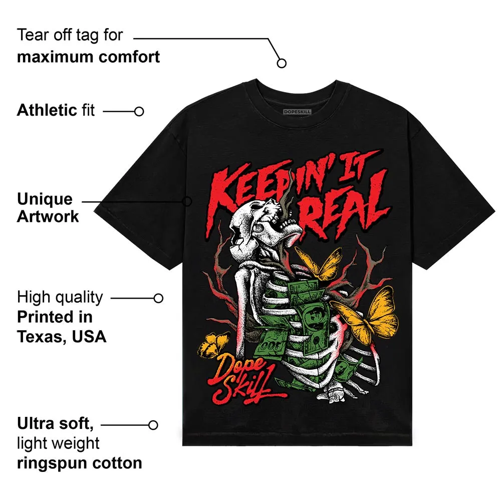 Red Collection DopeSkill T-Shirt Keepin' It Real Graphic sold by DopeSkill product image thumbnail 4