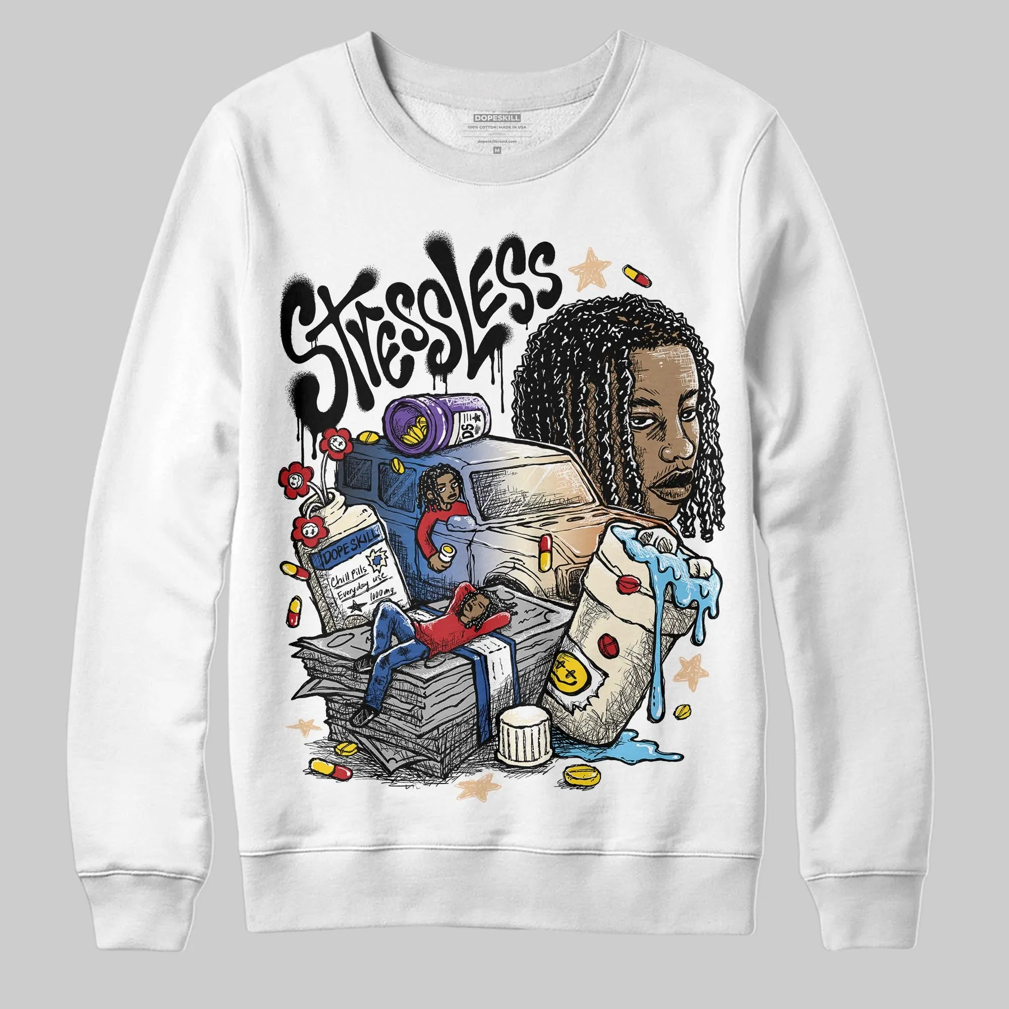 Infinite Archive x 17s DopeSkill Sweatshirt Stressless Graphic sold by DopeSkill product image thumbnail 2