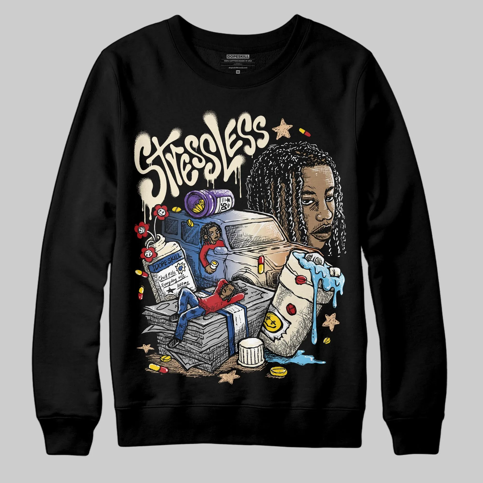 Infinite Archive x 17s DopeSkill Sweatshirt Stressless Graphic sold by DopeSkill