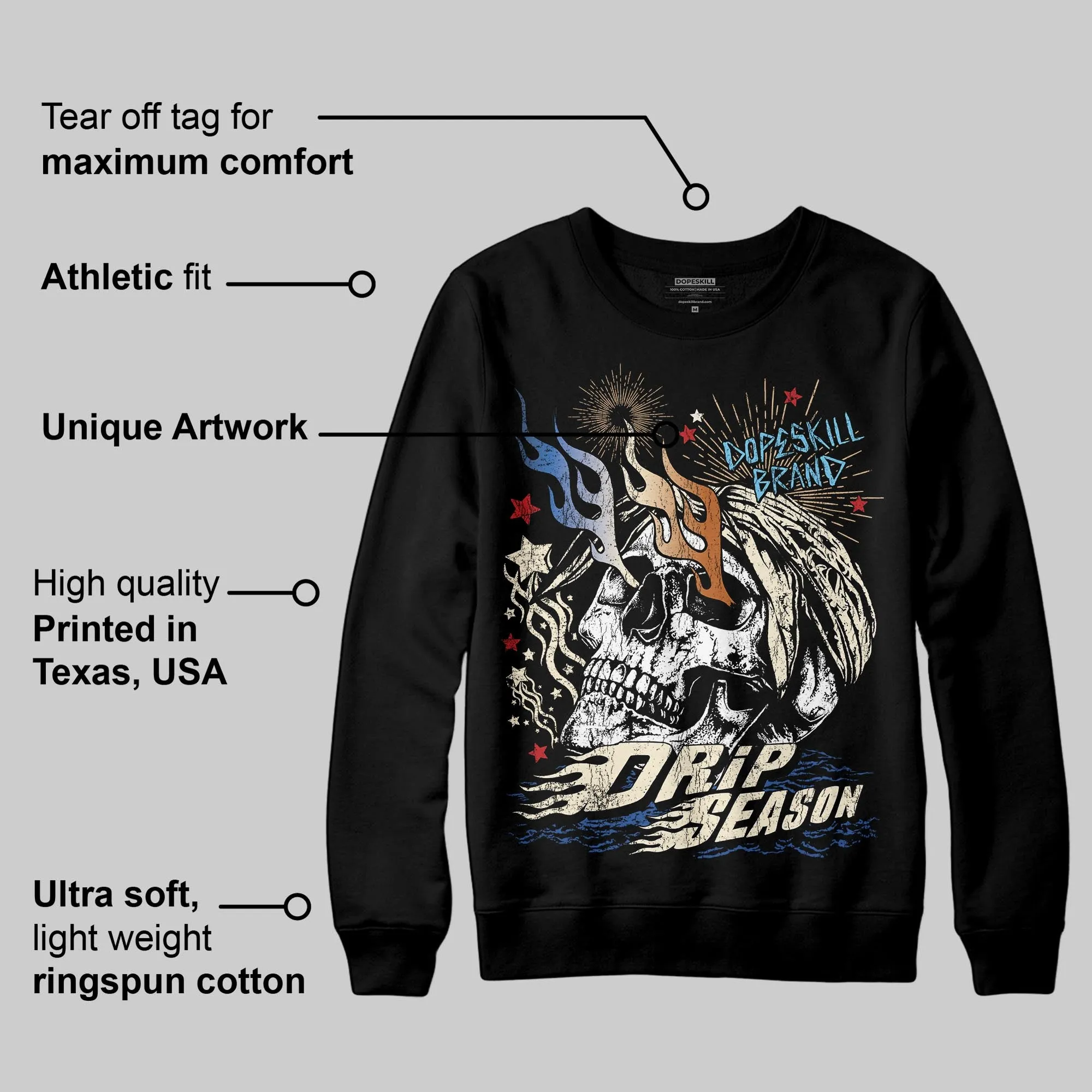 Infinite Archive x 17s DopeSkill Sweatshirt Drip Season Graphic sold by DopeSkill product image thumbnail 3